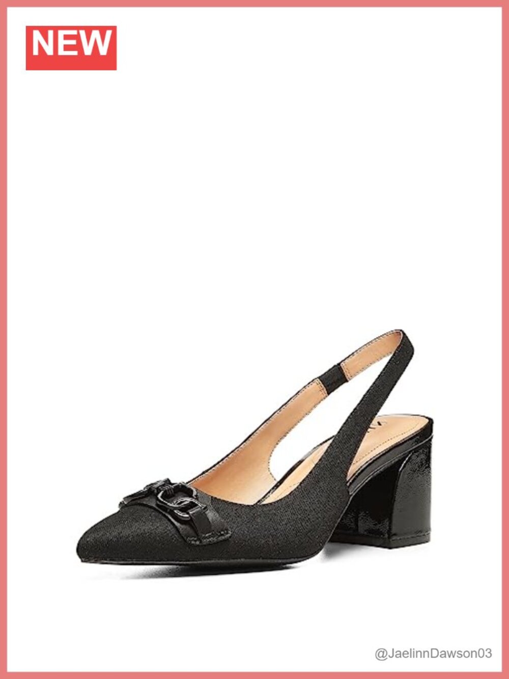 NYDJ Sanya Slingback Heels - Women's Denim Elastic Pumps